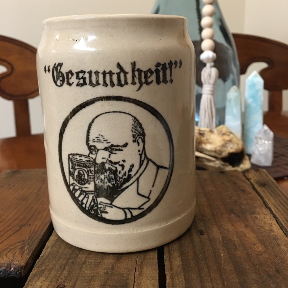 Vintage "Gesundheit!" Blessing Stein by Neustadtl
